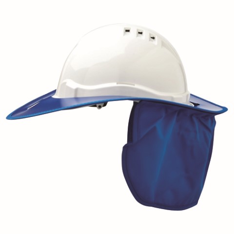 PRO V6 HARD HAT PLASTIC BRIM BLUE